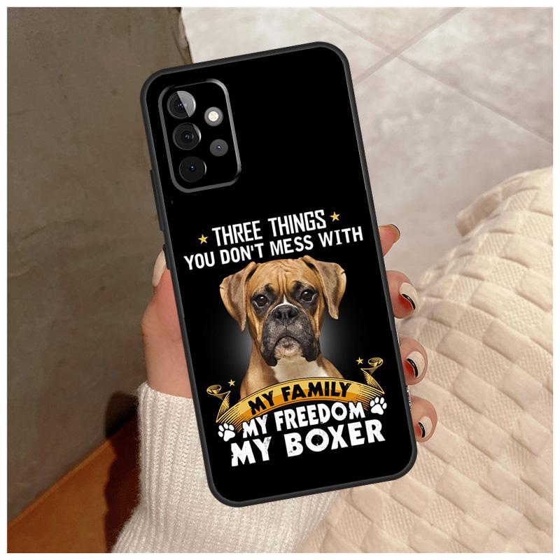 Boxer Dog For Samsung Galaxy A36 A56 A16 A26 A06 A52 A53 A33 A13 A34 A54 A14 A15 A35 A55 A22 A32 Case