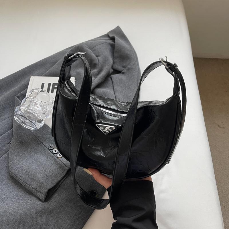 

Нишевая сумка для женщин 2024 года, новая модная и популярная сумка высокого класса с широким плечевым ремнем, сумка через плечо для пельменей