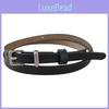 Womens Genuine Leather Dress Belt With Alloy Pin Buckle For Stylish Office Attire