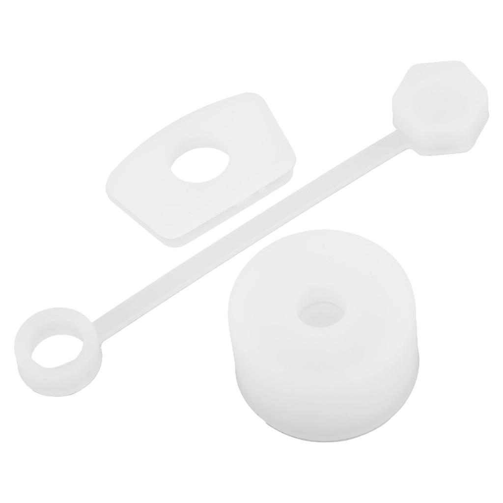 4 Set Silicone Spill Proof Stopper Set Tumbler Accessories Including Straw Cover Cap Square Leak