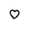 Heart-Shaped Colorful Spring Buckle Keychain DIY Jewelry Accessories