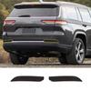 Smoked Black Rear Fog Light Lamp Decor Cover Trim for Jeep Grand Cherokee +