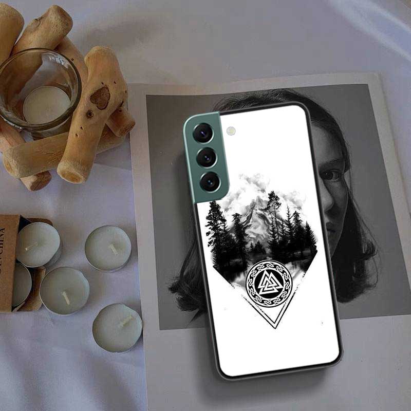 Nordic Norse Phone Case For Samsung Galaxy S22 S25 Ultra S21 S10 Plus S26 Edge S20 S23 S24 FE Cover Silicone Soft TPU Clear