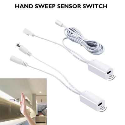 Loch Typ Motion Seneor Schalter 5A 12V-24V Hand Welle Scan Sensor Schalter Mit 2510 Port/DC Port Für Home Küche LED Streifen Licht