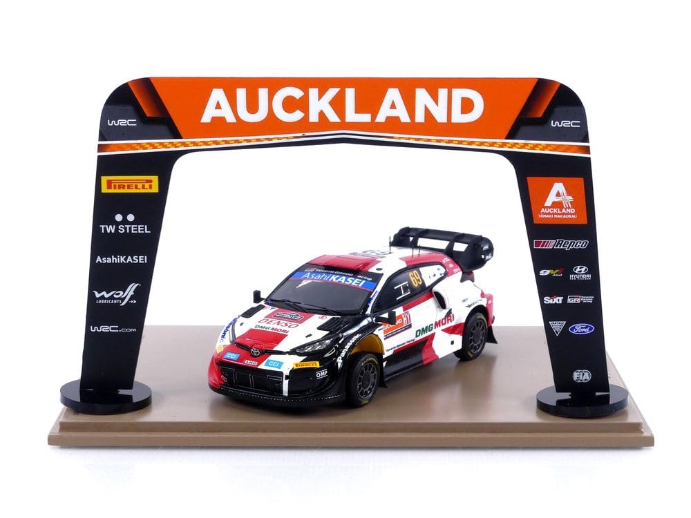 

Spark Toyota GR Yaris Rally 1 GAZOO Racing WRT 2022 Победитель Ралли Новой Зеландии Халуттунен 1/43 #69 K. Рованпера/Й.