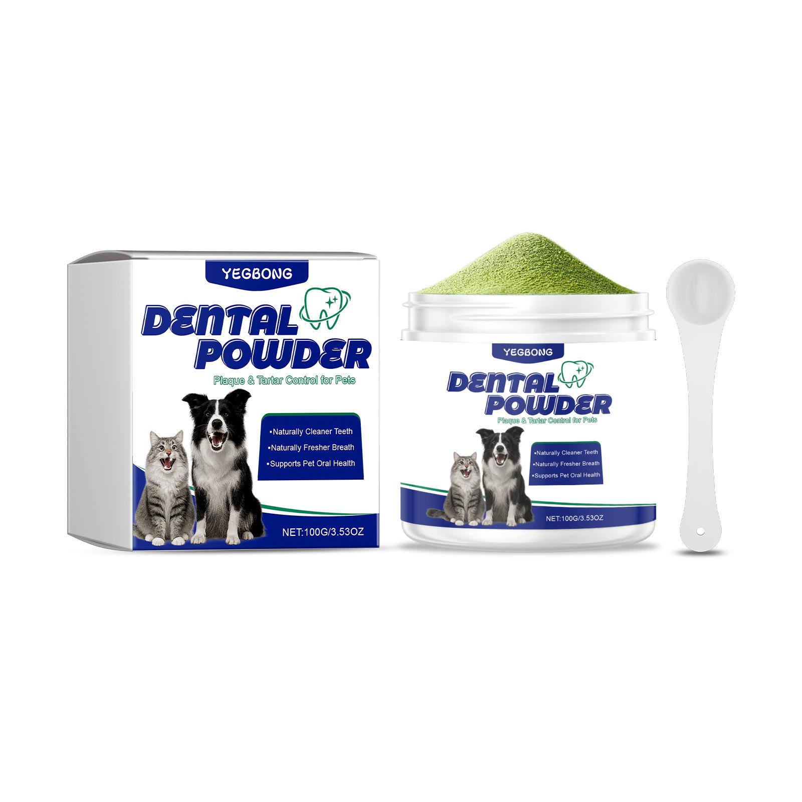 

Pet Teeth Cleaning Powder - A Gentle Powder for Pet Oral Hygiene, Freshness and Clean Care