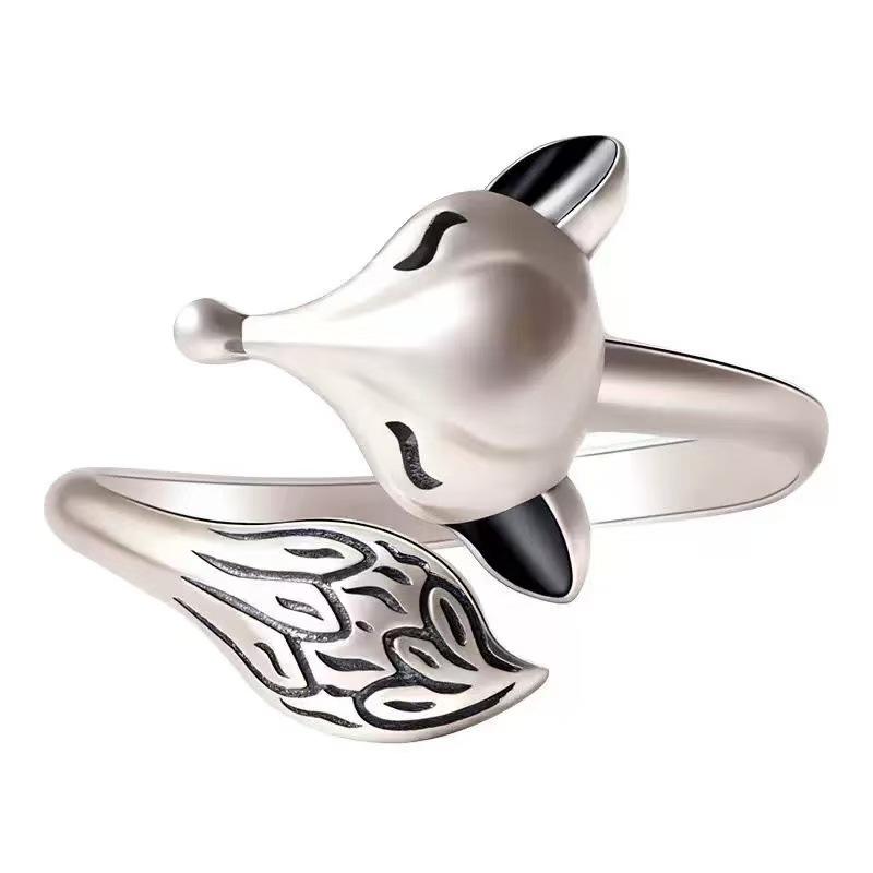 Copper Ring Classics Cute Fox For Women Man Wedding Jewelry Engagement Charm Party Fashion Gift Top Quality Ring