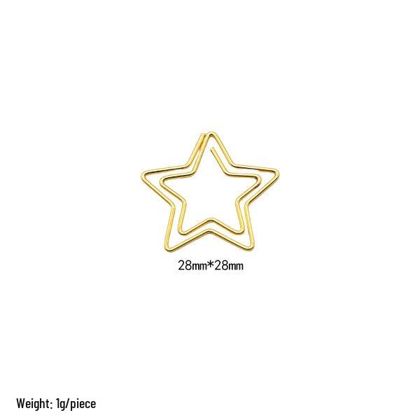 Electroplated Cartoon Insect & Plant Paper Clip Set for Organization