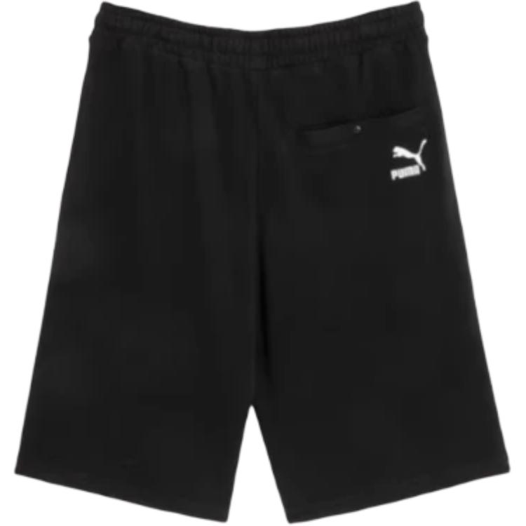 Puma Forever Cotton Knitted Breathable Fashion Versatile Casual Shorts Men shorts Black 539535-01