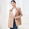 JESSIE Women's Double-Breasted Lapel Trench Coat
