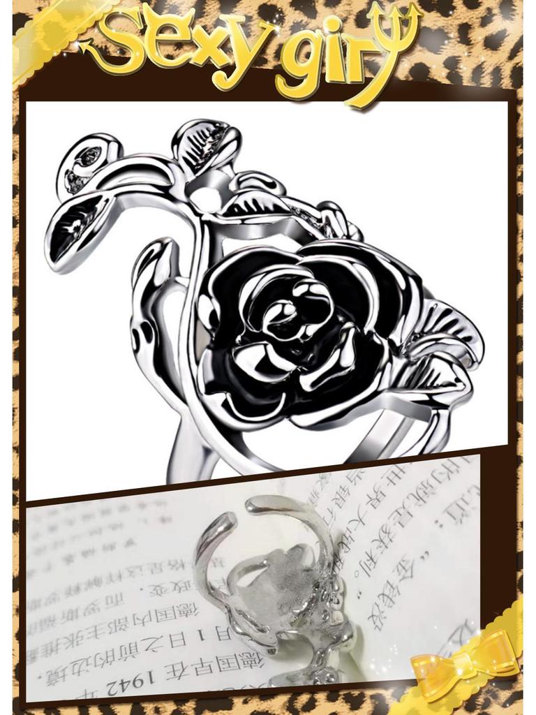 Exquisite Korean & Japanese Flower Ring - Unique, Stylish Design for Women