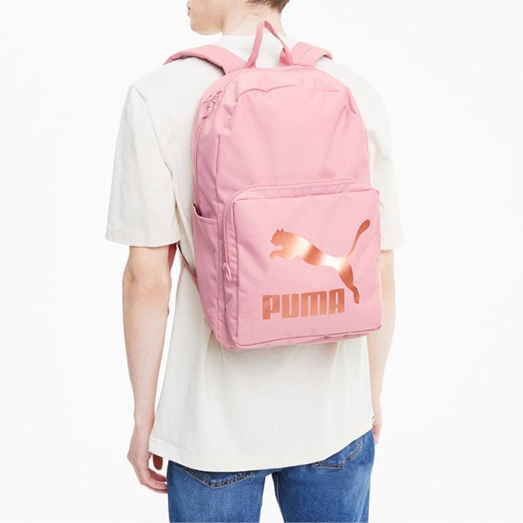 New PUMA Fabric Backpack Regular Unisex Pink 077353-03