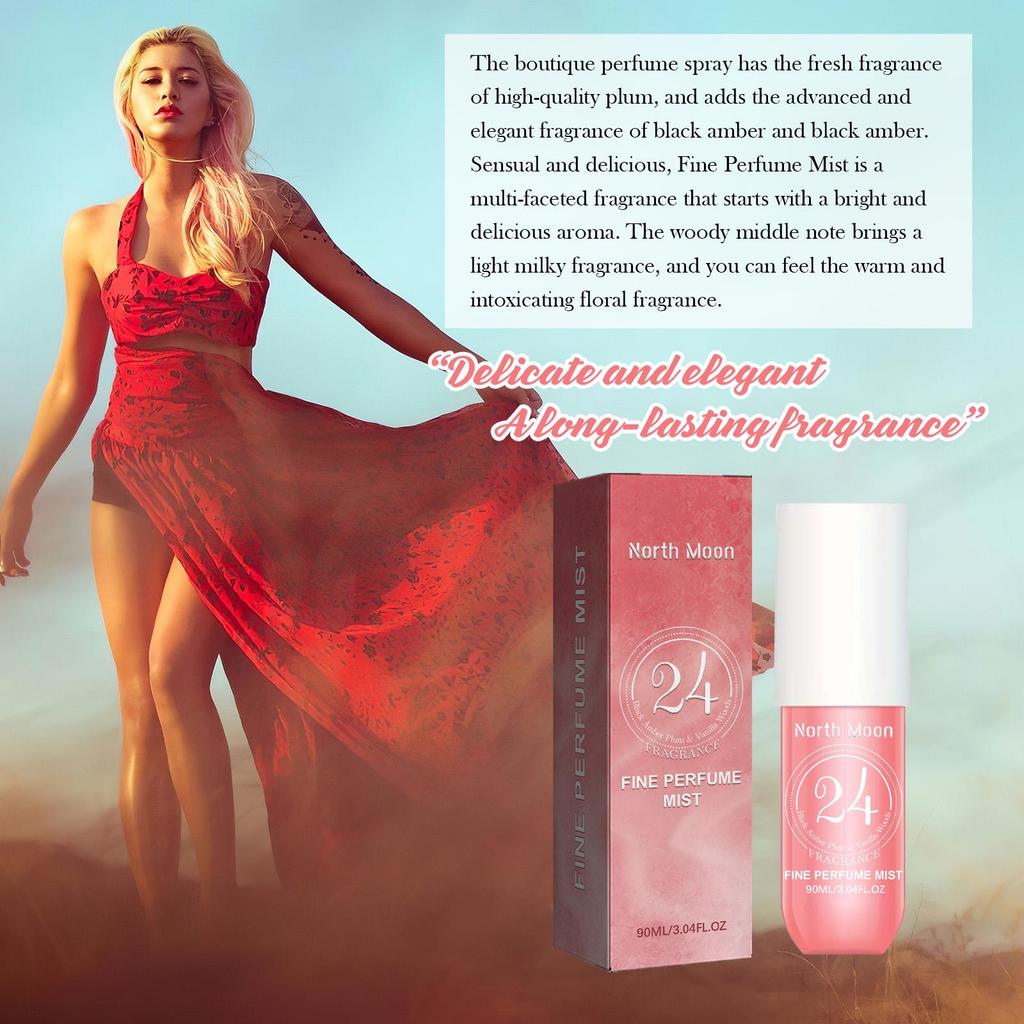 North Moon Perfume Spray - Fresh and Long-lasting Fragrance Perfect for Ladies On a Date