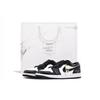 Air Jordan 1 Coverage Low Top Vintage Basketball Shoes Unisex Black White DC0774-101(Team-SBOX)