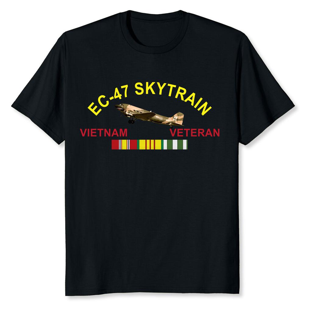 New Limited EC-47 Skytrain Vietnam Veteran T-Shirt Mens Womens Tees Top Tops Tee