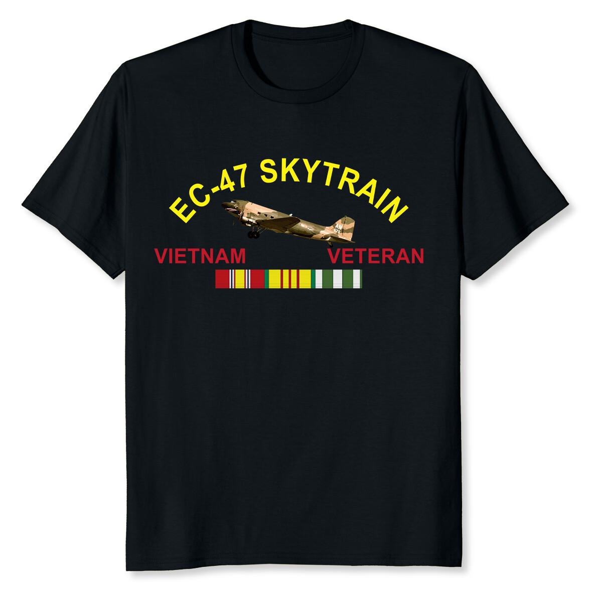 New Limited EC-47 Skytrain Vietnam Veteran T-Shirt Mens Womens Tees Top Tops Tee S