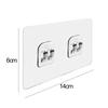 1-20PCS Hook Self Adhesive Transparent Strong Hooks Wall Hanging Holder Kitchen Bathroom Organizer Shelf Hooks Multi-Purpose