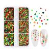 6 Grids Christmas Nail Glitter Nail Sequins Star Autumn Winter DIY Charm Manicure Supplies Flash DIY Nail Decorations Sequins
