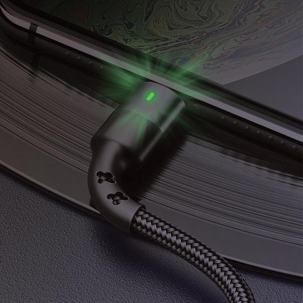 Usams Kabel Pleciony U26 Usb-C 1M1Szt. For Set 3A Fast Charging Czarny/Black Sj313Tc01 (Us-Sj313) Sj313Usb01