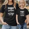 Mutter und Tochter Partner-T-Shirt Mum & Kind Aufdruck Muttertag Geschenk T-Shirt Top
