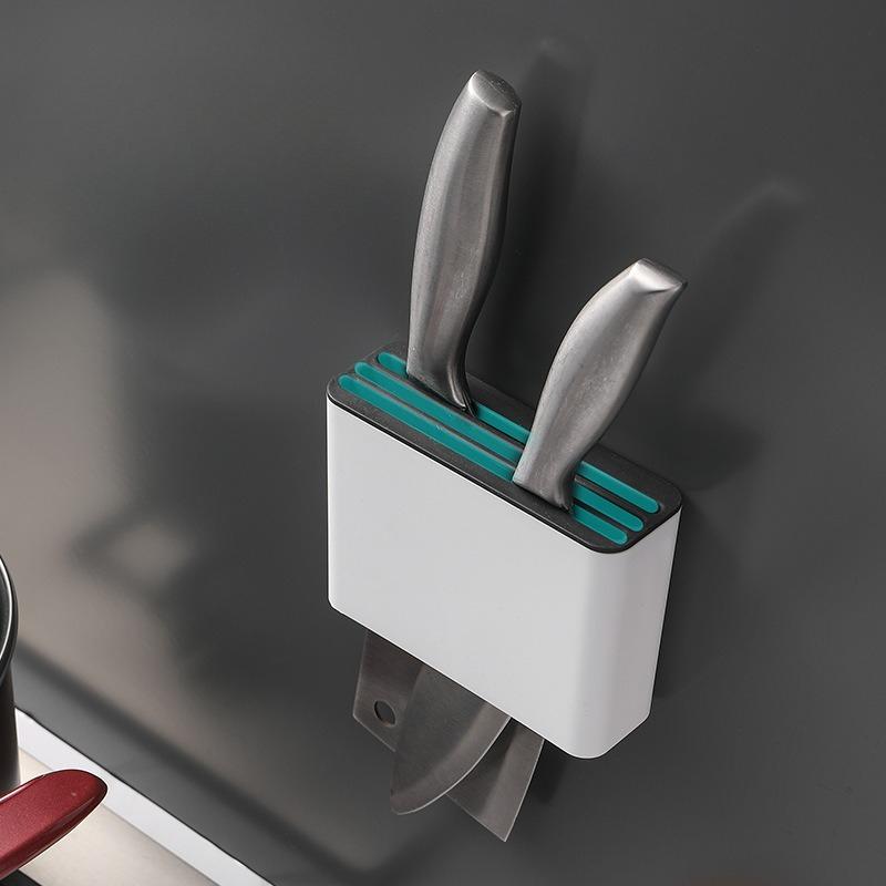 Wall-mounted Knife Rack, Multi-functional Kitchen Storage Shelf, Concealed Knife Storage Rack for Scissors and Knives, Knife Storage for The Kitchen