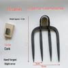 Hand-Forged Four-Tooth Steel Hoe Rake with Long Handle for Agriculture