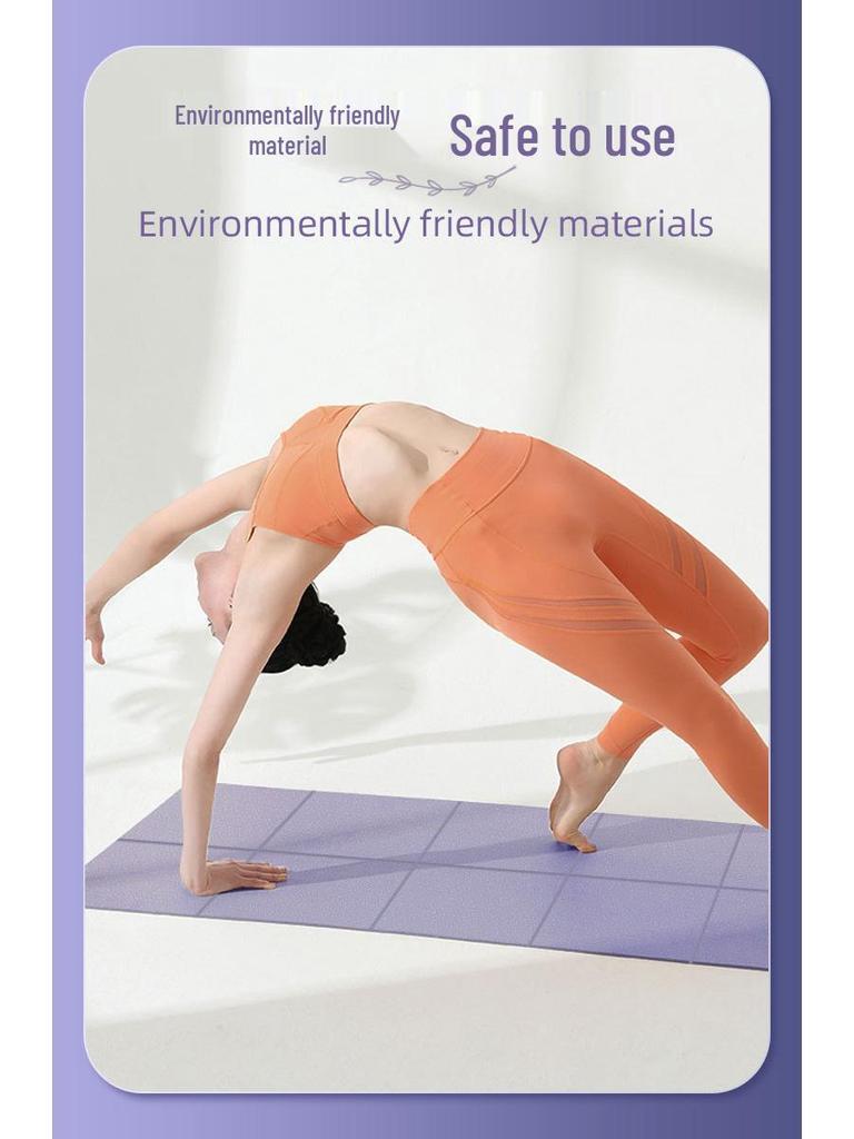 Foldable Non-Slip Yoga & Fitness Mat for Exercise, Gym, and Student Naps