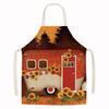 Thanksgiving Sunflower & Pumpkin Oil-Proof Kitchen Apron