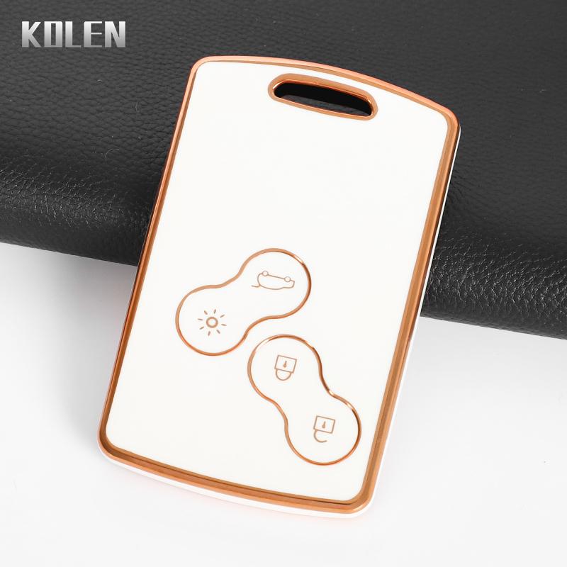 TPU kryt pouzdra na klíče od auta pro Renault Kaptur Captur Logan Laguna Zoe Koleos Danilo Nema Fluence Megane 2 3 Clio Scenic Duster