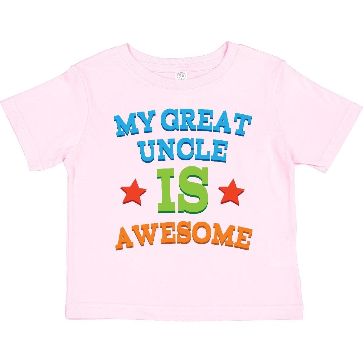 Inktastic My Great Uncle Is Awesome Toddler T-Shirt Nephew Kids Family Member 120