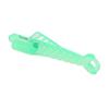 100PCS Fish Type Needle Threader Plastic Portable Fish Mouth Sewing Machine Needle Threader Green