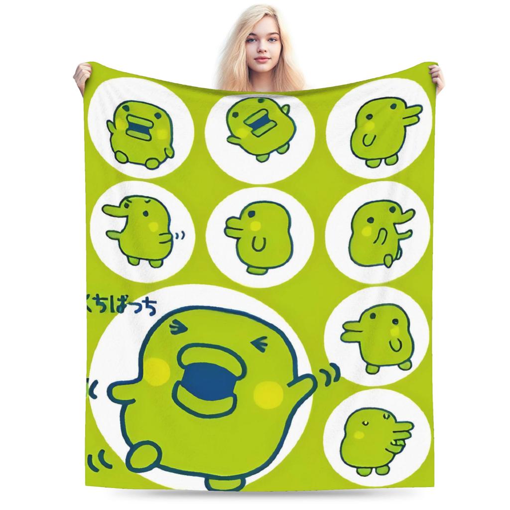 Tamagotchis Mametchi Flannel Blanket Spring Soft Bedding Throws for Girls Boys Couch Chair Print Bedspread Sofa Bed Cover