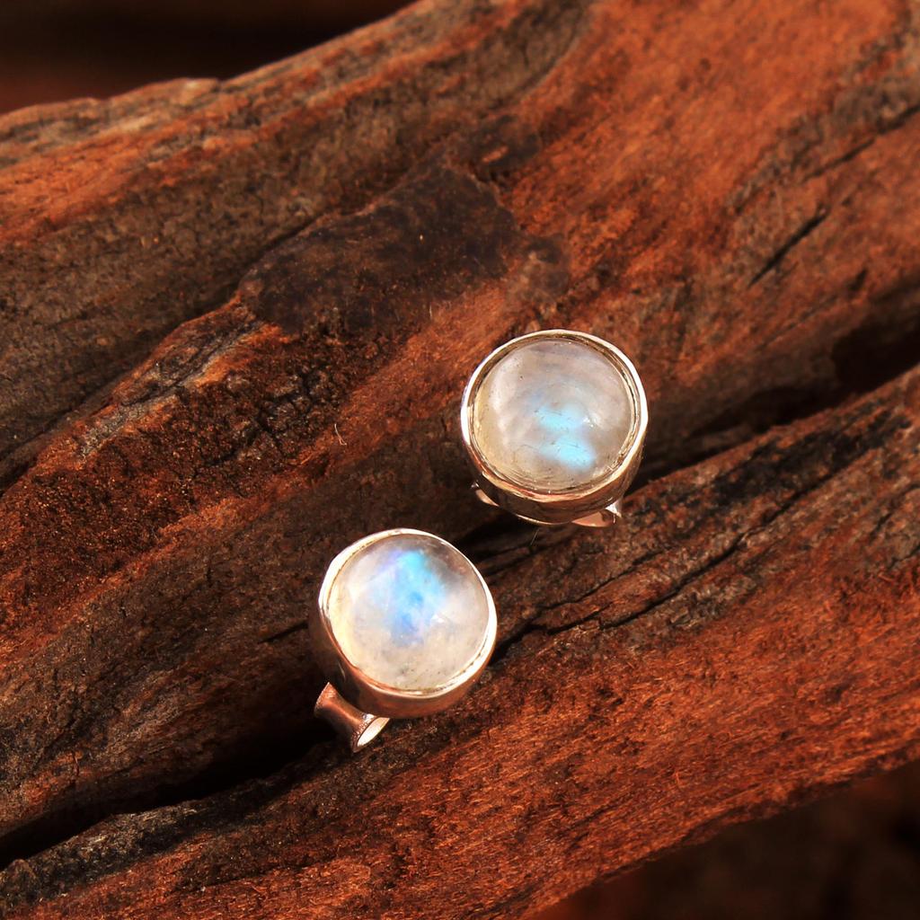 Ametyst Černý Onyx Larimar Granát Měsíční kámen Labra Karneol Stříbrná náušnice 925 Sterling Silver Šperky