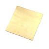 Mosiężna metalowa cienka blacha foliowa o grubości 0,5 Mm / 0,8 Mm / 1 Mm / 2 Mm 100X100 Mm Części do majsterkowania