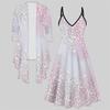 3D  Printed  Set Dress Coat ,  Diverse Colors and Shapes  Fashion Print,suitable for Various Scene Fashion Styles