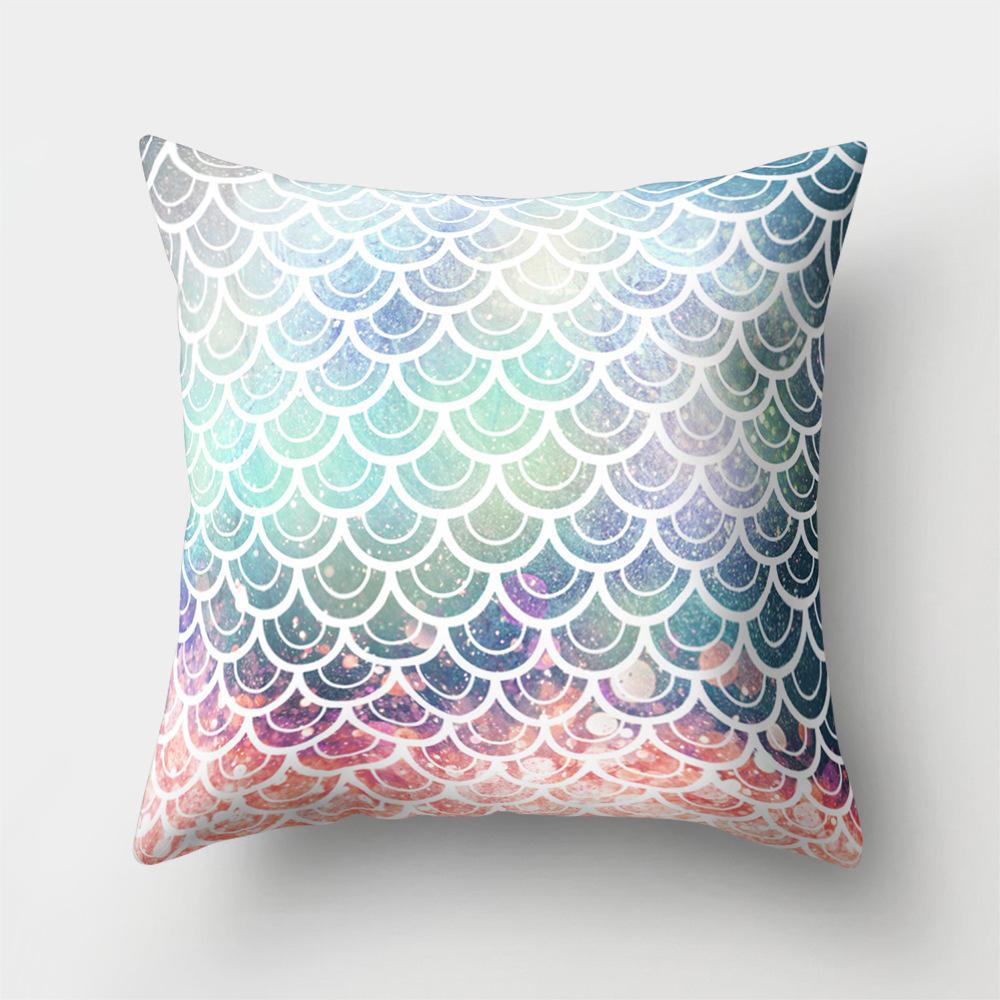 Pillowcase Cartoon Pattern Car Waist Pillow Sofa Pillow Case Car Cushion Creative Home