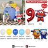 105PCS Super Wings Themed Balloon Arch Kit Boy Birthday Party Deco Blue Yellow Globos Set Birthday Supplies Baby Shower Kids Toy