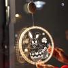 Oster-LED-Lichter mit Saugnäpfen Fensterhänge-Dekolichter 3D Acryllichter für Zuhause