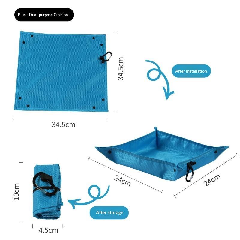 Folding Seat Cushion Portable Ultra Light Moisture Proof Small Pad for Students Outdoor Activities Camping Hiking Travel