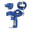 Clamp On  Bench Vise Swivel Table Clamp with Anvil for Jewelry Woodworking (60mm)