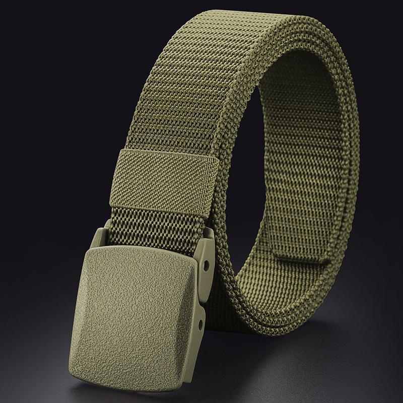 Metal-Free Nylon Belt: Unisex, Versatile & Lightweight for Security Checks