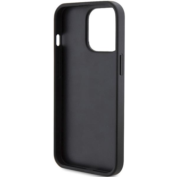 Guess Guhcp14Lpg4Gpk Iphone 14 Pro 6.1 Czarny/Black Hardcase 4G Triangle Metal Logo