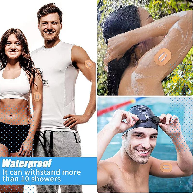 10 stk. Freestyle Libre Sensor Covers Plaster Vandtætte Klæbende Plastre CGM Svedtætte Overplaster Tape Langtidsholdbar