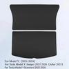 2PCS Trunk Mats for Tesla Model 3/Y/3+ Highland 2021-2025 Leather Trunk Protection Pads Tailgate Pad New Modely 2025 Accessories