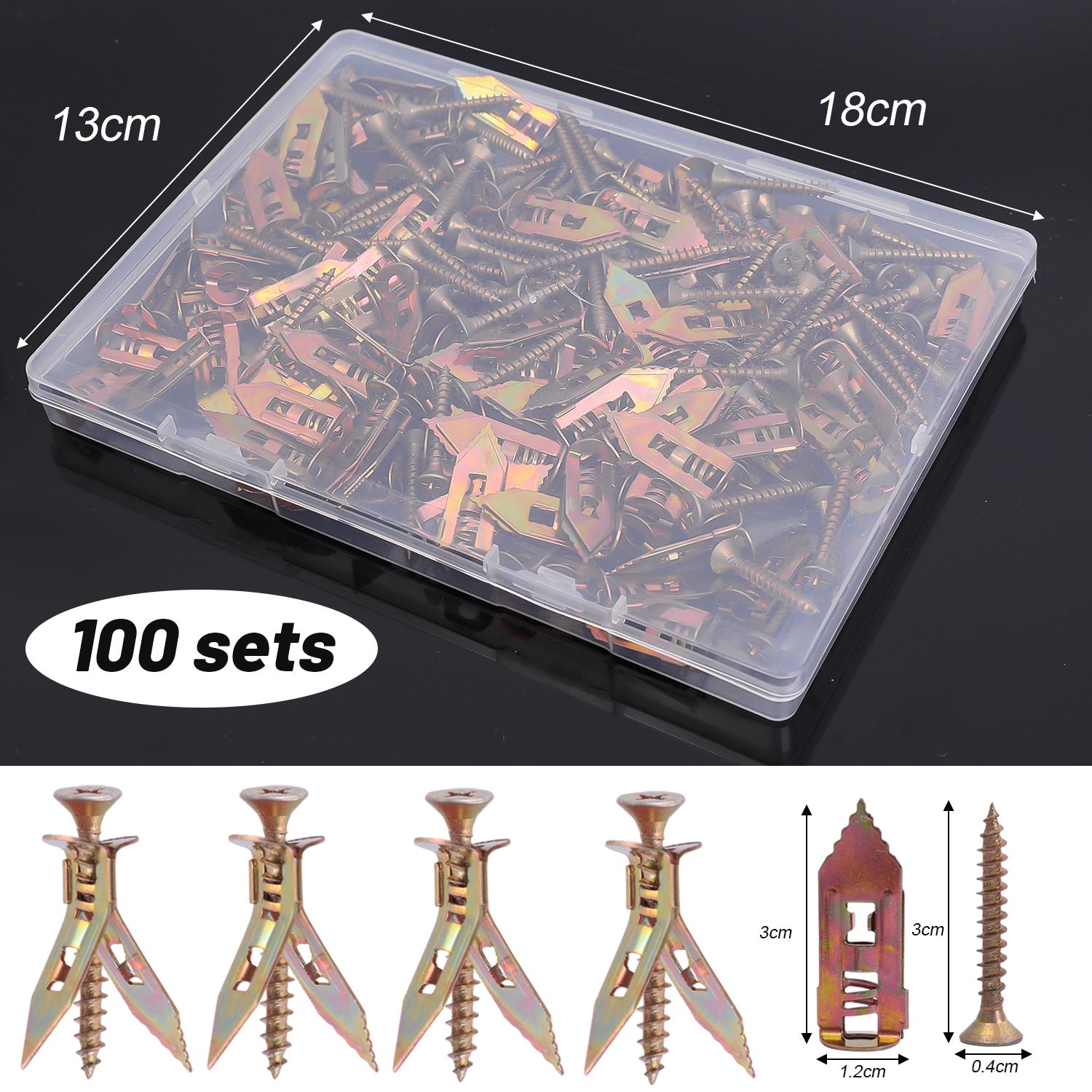 Self-Tapping Drywall Anchor Kit Expansion Screw