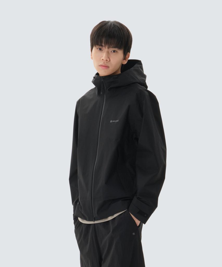 Snowpeak Apparel Dri-Peak Lightweight 3L Waterproof Jacket (S26Zmpjk06) Black