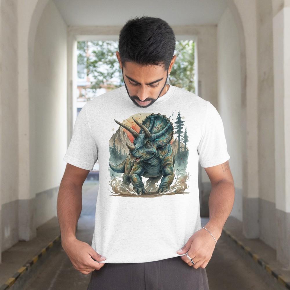 

Triceratops Dinosaur Unisex Tee, Jurassic Dino Prehistoric T-shirt, Dino Gift XL