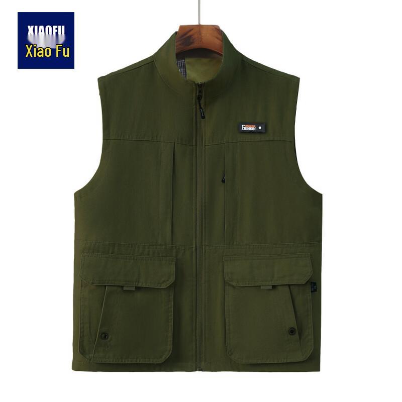 

Men s Thermal Multi-Pocket Stand Collar Vest XL