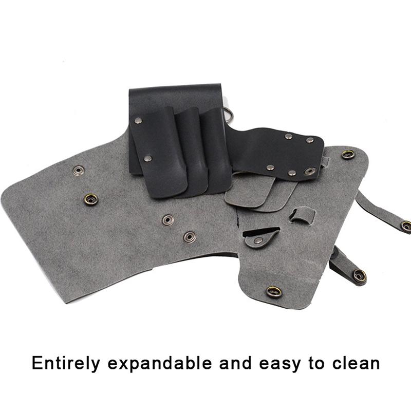 Salon Stylist Hairdressing Tool Belt Bag, Professional Hairdressing Tool Bag, Barber Scissors Comb Holster Belt Pu Leather Bag