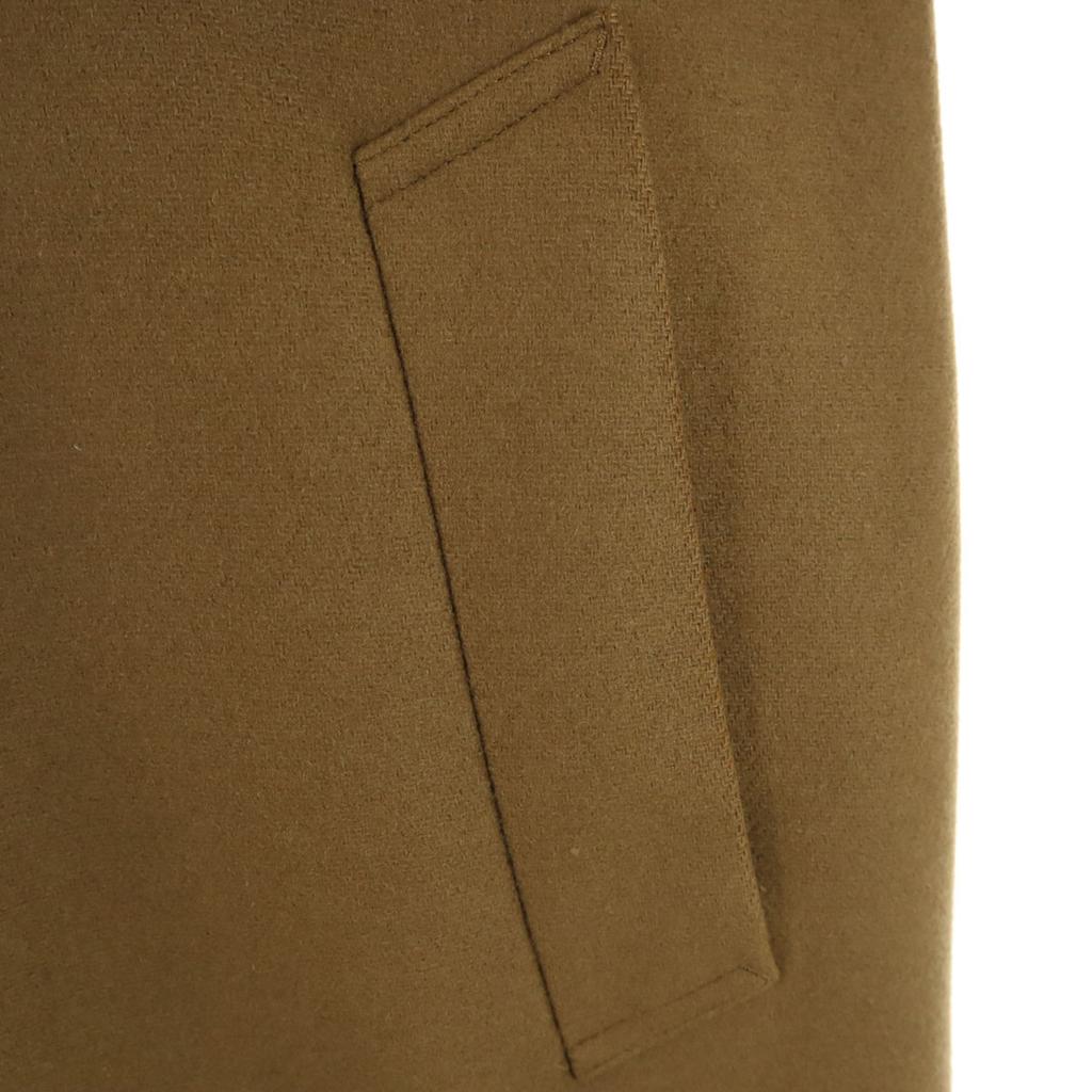 EDIFICE Stainless collar coat L Khaki Brown Men's Used